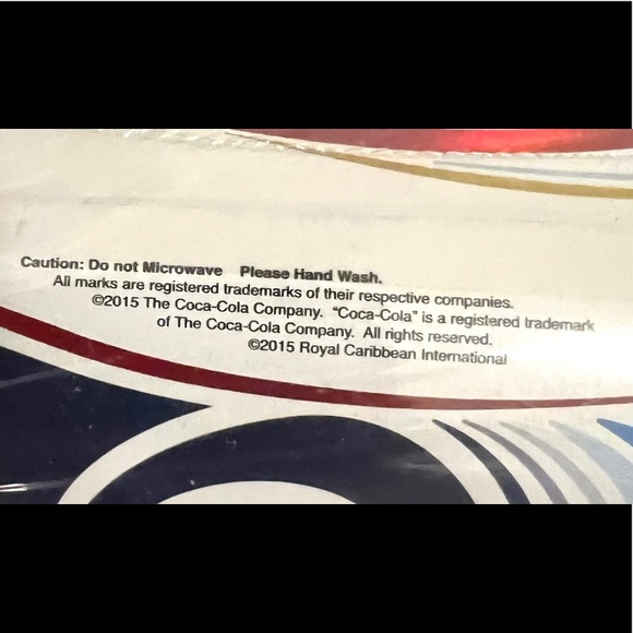 Clearance Sale | Royal Caribbean Coca Cola Tumbler Cup 2015 - Picture 7 of 7